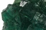 Apple-Green Cubic Fluorite Crystal Cluster - China #147060-2
